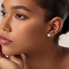 image:imageCicy Bell Womens Flat Back Stud Earrings 18K Gold Plated Hypoallergenic 316L G23 Surgical Titanium Steel CZ Stud Jewelry for Tragus Helix Cartilage Conch Piercing 20GSilver Snowflake