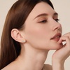 image:imageCicy Bell Womens Flat Back Stud Earrings 18K Gold Plated Hypoallergenic 316L G23 Surgical Titanium Steel CZ Stud Jewelry for Tragus Helix Cartilage Conch Piercing 20GGold Several Zircons