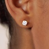 image:imageCicy Bell Womens Flat Back Stud Earrings 18K Gold Plated Hypoallergenic 316L G23 Surgical Titanium Steel CZ Stud Jewelry for Tragus Helix Cartilage Conch Piercing 20GGold Dot Zircon