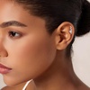 image:imageCicy Bell Womens Flat Back Stud Earrings 18K Gold Plated Hypoallergenic 316L G23 Surgical Titanium Steel CZ Stud Jewelry for Tragus Helix Cartilage Conch Piercing 20GSilver Star A