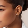 image:imageCicy Bell Womens Flat Back Stud Earrings 18K Gold Plated Hypoallergenic 316L G23 Surgical Titanium Steel CZ Stud Jewelry for Tragus Helix Cartilage Conch Piercing 20GSilver Heart Zircon A 5mm