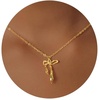 image:imageCicy Bell Bow Necklace for Women 18k Gold Plated Trendy Charm Adjustable Cute Dainty Bowknot Choker Chain Necklace Jewelry GiftsGoldStyle A