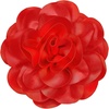 image:imageCicy Bell Womens 75 Extra Large Satin Rose Brooch Pin Dainty Shiny Camellia Birthday Pin Elegant Vintage Flower Hair Lapel Pins Trendy Dance Dress Jewelry GiftRed