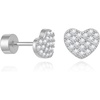 Silver Love Heart