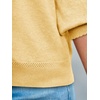 image:imageCicy Bell Womens 34 Puff Sleeve Sweater Tops Fall Casual Crew Neck Lightweight Knit Pullover Loose Fit Scallop Trim SweaterYellow