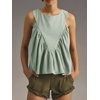 image:imageCicy Bell Womens Peplum Babydoll Tank Tops Summer Sleeveless Loose T Shirts Casual Shirred Flowy TopsLight Grey