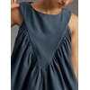 image:imageCicy Bell Womens Peplum Babydoll Tank Tops Summer Sleeveless Loose T Shirts Casual Shirred Flowy TopsNavy