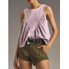 image:imageCicy Bell Womens Peplum Babydoll Tank Tops Summer Sleeveless Loose T Shirts Casual Shirred Flowy TopsPurple