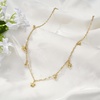 image:imageCicy Bell 18k Gold Plated Necklace For Women Dainty Cubic Zirconia Charm Choker Necklace Adjustable Chain Jewelry GiftStyle CGold