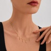 image:imageCicy Bell 18k Gold Plated Necklace For Women Dainty Cubic Zirconia Charm Choker Necklace Adjustable Chain Jewelry GiftStyle DGold