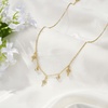 image:imageCicy Bell 18k Gold Plated Necklace For Women Dainty Cubic Zirconia Charm Choker Necklace Adjustable Chain Jewelry GiftStyle EGold
