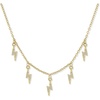 image:imageCicy Bell 18k Gold Plated Necklace For Women Dainty Cubic Zirconia Charm Choker Necklace Adjustable Chain Jewelry GiftStyle DGold