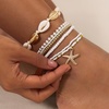 image:imageCicy Bell Boho Ankle Bracelets for Women Beachy Shell Starfish Charm Layered Anklets Non Tarnish Summer Vacation Foot Jewelry GiftGold A