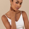 image:imageCicy Bell Hand Chain 18k Gold Plated Bracelets for Women Adjustable Dainty Cubic Zirconia Stainless Steel Link Finger Ring Bracelets Jewelry AccessoriesGold D