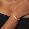 image:imageCicy Bell Tennis Bracelets for Women 18k Gold Plated Stack Cubic Zirconia Link Bracelets Sets Trendy Jewelry Gifts for BridesGold