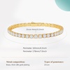 image:imageCicy Bell Tennis Bracelets for Women 18k Gold Plated Stack Cubic Zirconia Link Bracelets Sets Trendy Jewelry Gifts for BridesGold