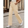 image:imageCicy Bell Womens Wide Leg Pants Summer Baggy Casual Elastic High Waisted Cotton Trousers with PocketsApricot