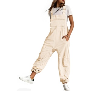 image:imageCicy Bell Womens Casual Overalls Baggy Adjustable Straps Bib Jogger Jumpsuits Cute Cozy OutfitsApricot