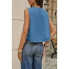 image:imageCicy Bell Womens Casual Cropped Tank Tops Summer Crew Neck Sleeveless Boxy Shirts Workout Basic TeesNavy