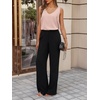 image:imageCicy Bell Womens Silk Satin Tank Tops V Neck Dressy Casual Camisole Blouses Summer Corporate OutfitsPink
