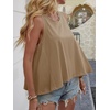 image:imageCicy Bell Womens Summer Flowy Tank Tops Sleeveless Crew Neck Trendy Casual Shirts Loose Fit Swing TeesBrown