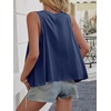 image:imageCicy Bell Womens Summer Flowy Tank Tops Sleeveless Crew Neck Trendy Casual Shirts Loose Fit Swing TeesNavy