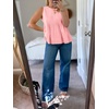 image:imageCicy Bell Womens Summer Peplum Tops Casual Babydoll Sleeveless Cotton Tank Tops Flowy Pleated ShirtsLight Pink