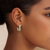 image:imageCicy Bell Twisted Hoop Earrings for Women Alloy Vintage Enamel Oil Dripping 925 Sterling Silver Needle Round Huggie Earring Jewelry GiftsStyle BGold