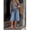 image:imageCicy Bell Womens Baggy Bermuda Jeans Shorts Wide Leg High Waisted Jorts Casual Knee Length Denim ShortsLight Blue