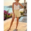 image:imageCicy Bell Womens Baggy High Waisted Jean Shorts Summer Wide Leg Jorts Casual Vintage Denim ShortsLight Khaki