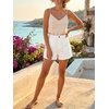image:imageCicy Bell Womens Baggy High Waisted Jean Shorts Summer Wide Leg Jorts Casual Vintage Denim ShortsWhite