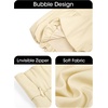 image:imageCicy Bell Womens Bubble Mini Skirt Casual Elastic Waist Y2k Puffy Summer Aline Skirts SkortsBeige