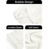 image:imageCicy Bell Womens Bubble Mini Skirt Casual Elastic Waist Y2k Puffy Summer Aline Skirts SkortsWhite