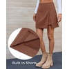image:imageCicy Bell Womens Corduroy Mini Skirt Casual High Waisted Side Slit Aline Work Short Skirts