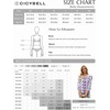 image:imageCicy Bell Womens Floral Button Down Shirts Trendy Casual 34 Lantern Sleeve Blouse Square Neck Collared TopsGreen Print