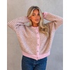 image:imageCicy Bell Womens Striped Cardigan Sweaters Long Sleeve Button Up Knit Tops  Color Block Loose Fit Button Down Open Front Casual Cardigan Fall WinterLilac