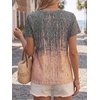 image:imageCicy Bell Womens Summer Floral TShirts Short Sleeve Crew Neck Trendy Casual Tops Loose Fit TeesGrayish Orange