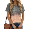 image:imageCicy Bell Womens Summer Floral TShirts Short Sleeve Crew Neck Trendy Casual Tops Loose Fit TeesGrayish Orange