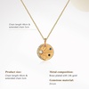 image:imageCicy Bell Floral Pendant Necklace for Women Trendy 18k Gold Plated Boho Enamel Blue Flower Cubic Zirconia Dainty Long Y Necklace Jewelry GiftsStyle BGold