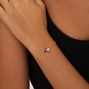 image:imageCicy Bell Ladybug Bracelet For Women 18k Gold Plated Cubic Zirconia Red Cold Enamel Adjustable Link Chain Trendy Jewelry GiftGold