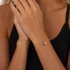 image:imageCicy Bell Ladybug Bracelet For Women 18k Gold Plated Cubic Zirconia Red Cold Enamel Adjustable Link Chain Trendy Jewelry GiftGold