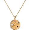 image:imageCicy Bell Floral Pendant Necklace for Women Trendy 18k Gold Plated Boho Enamel Blue Flower Cubic Zirconia Dainty Long Y Necklace Jewelry GiftsStyle BGold