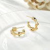 image:imageCicy Bell 18k Gold Plated Earrings for Women Trendy Irregular Waterdrop Melting Liquid Cubic Zirconia Statement Drop Earrings Jewelry GiftsStyle AGold