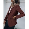 image:imageCicy Bell Womens Casual Blazers Open Front Long Sleeve Work Office Suit Jackets BlazerCoffee