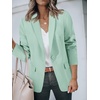 image:imageCicy Bell Womens Casual Blazers Open Front Long Sleeve Work Office Suit Jackets BlazerMint Green