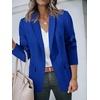 image:imageCicy Bell Womens Casual Blazers Open Front Long Sleeve Work Office Suit Jackets BlazerSea Blue