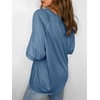image:imageCicy Bell Womens Oversized TShirts Summer Crew Neck Half Sleeve Tunic Tops Casual Loose Fit Basic Tee ShirtBluish Gray