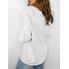 image:imageCicy Bell Womens Oversized TShirts Summer Crew Neck Half Sleeve Tunic Tops Casual Loose Fit Basic Tee ShirtWhite