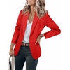 image:imageCicy Bell Womens Casual Blazers Open Front Long Sleeve Work Office Suit Jackets BlazerBright Red