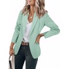 image:imageCicy Bell Womens Casual Blazers Open Front Long Sleeve Work Office Suit Jackets BlazerMint Green